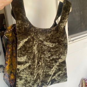 Georgia Mae Jagger festival crush velvet style tote